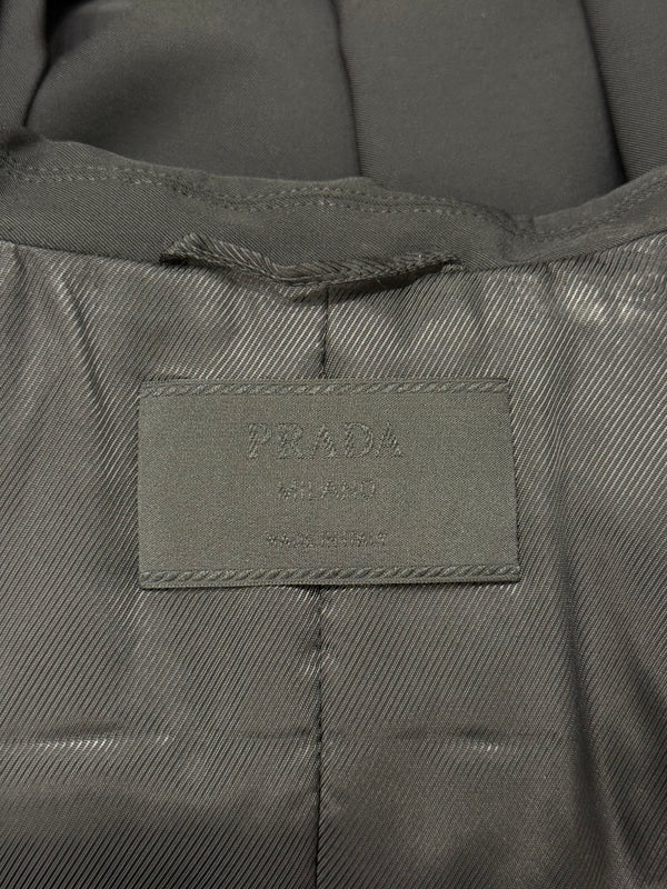 2000s Prada belted tailored jacket
