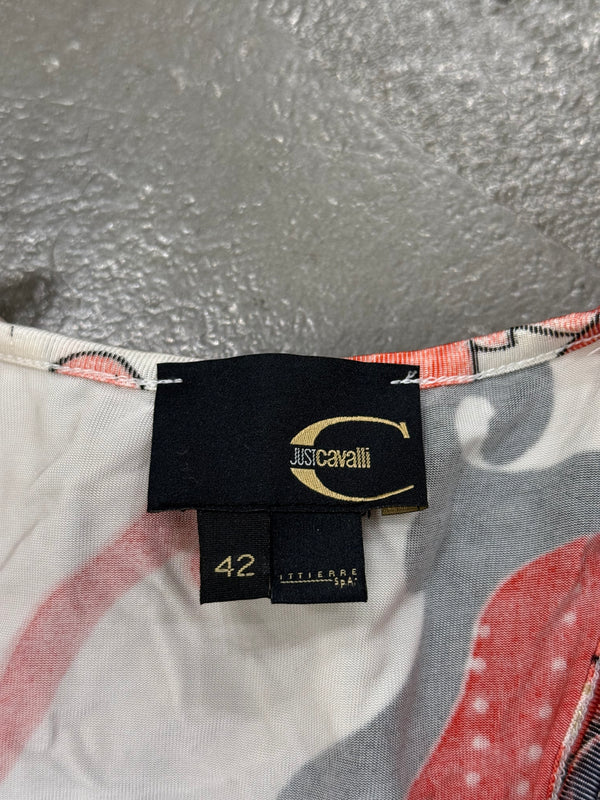 2000s Cavalli floral mini dress