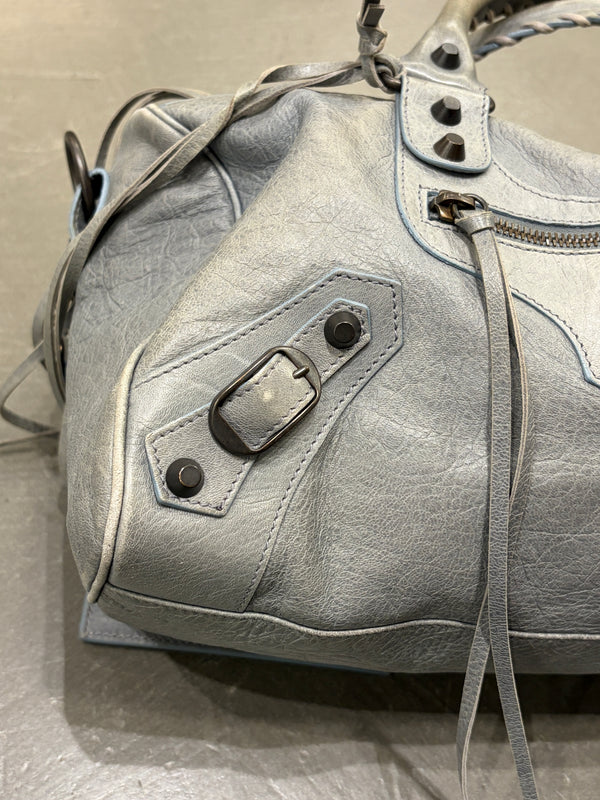 2010S Balenciaga leather bowler City bag