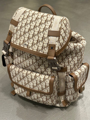2022 Dior X Cactus Jack Oblique jacquard backpack