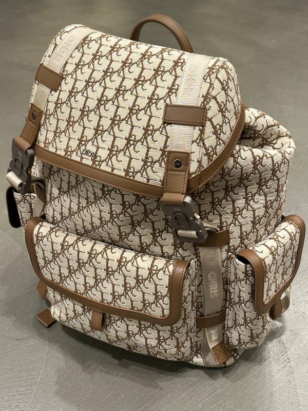 2022 Dior X Cactus Jack Oblique jacquard backpack