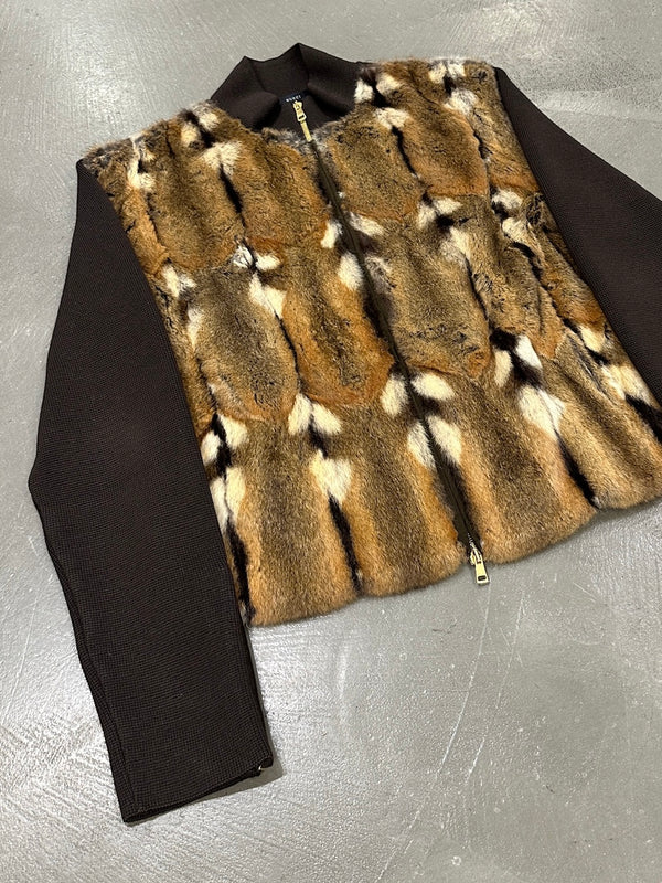 A/W2000 Gucci by Tom Ford runway hamster fur cardigan