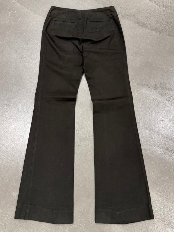 2002 Gucci by Tom Ford waistless flared pants
