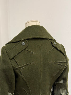 A/W2006 Junya Watanabe runway deconstructed military jacket