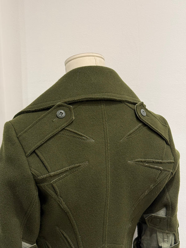 A/W2006 Junya Watanabe runway deconstructed military jacket