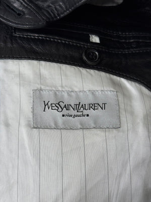 2000s Yves Saint Laurent by Tom Ford python bomber jacket