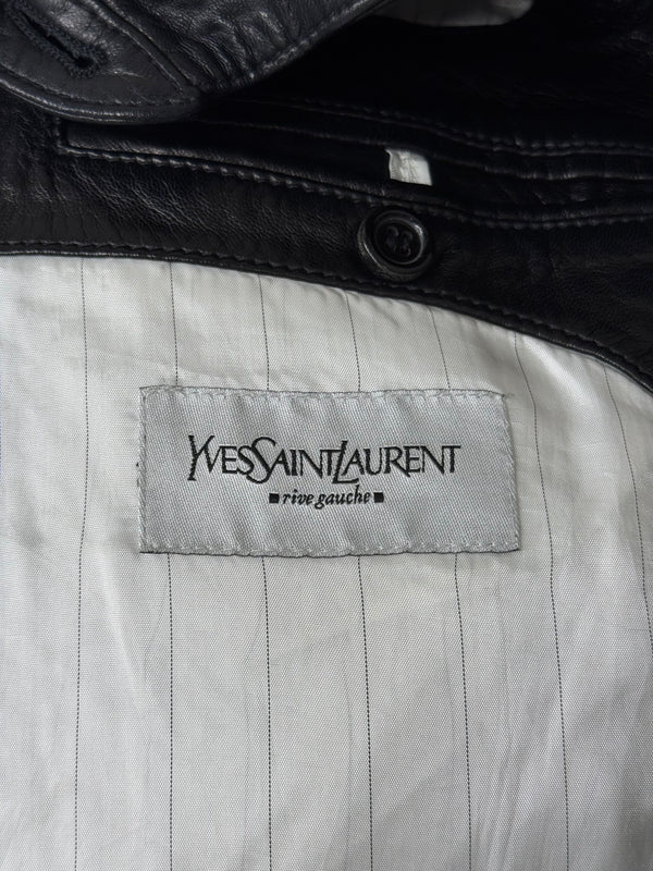 2000s Yves Saint Laurent by Tom Ford python bomber jacket