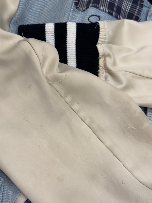 2019 Greg Lauren deconstructed varsity jacket