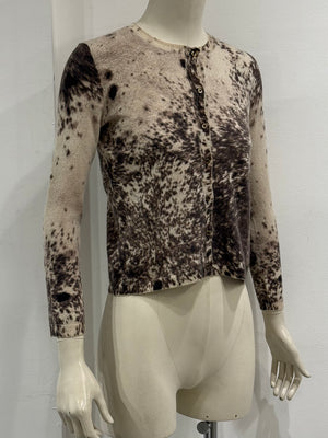 A/W1999 Roberto Cavalli animalier print cardigan