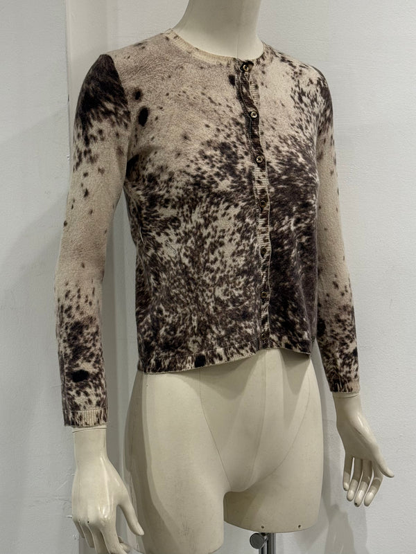 A/W1999 Roberto Cavalli animalier print cardigan