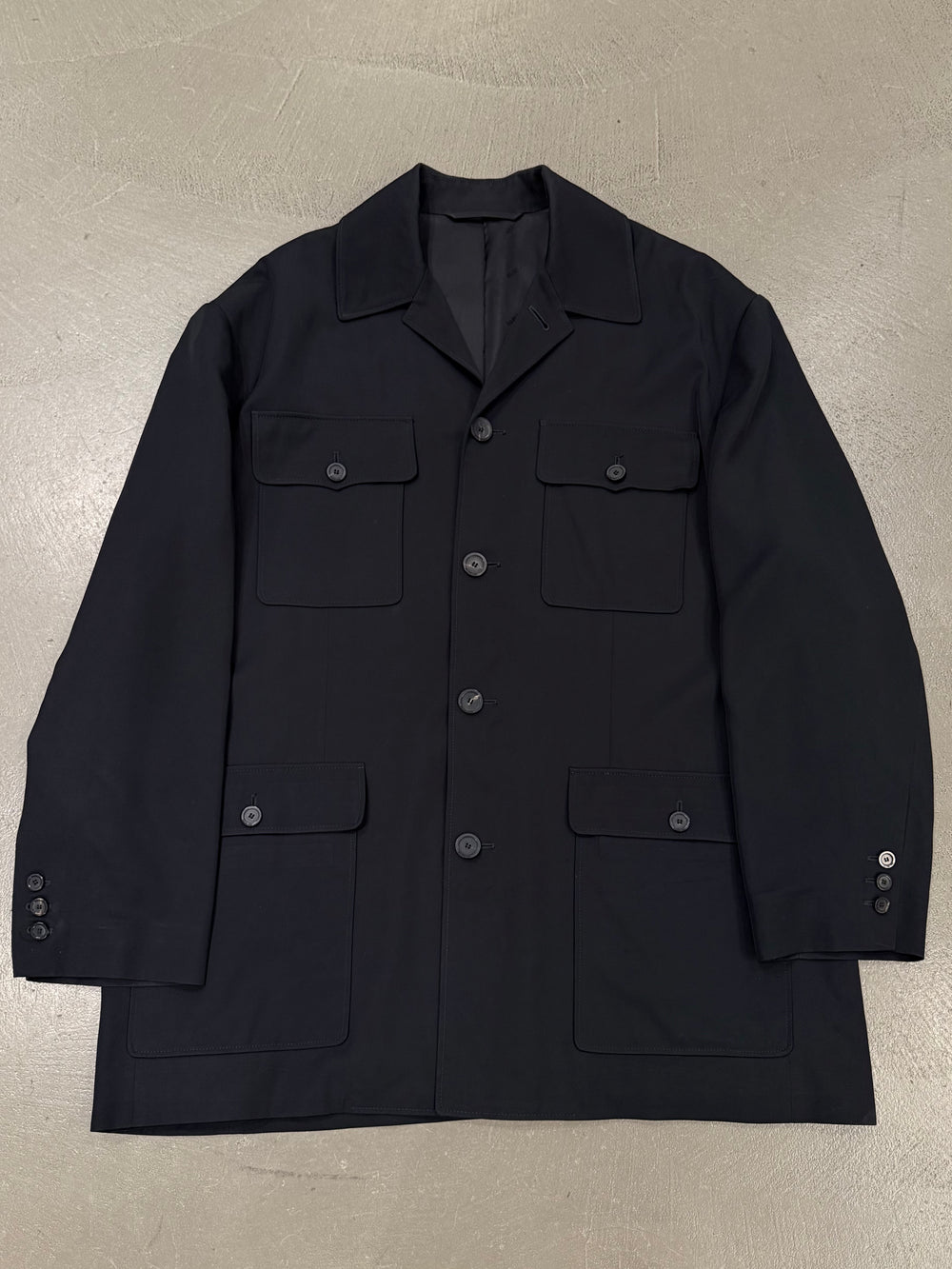 2021 Balenciaga runway oversized multipocket jacket and trousers suit