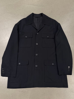 2021 Balenciaga runway oversized multipocket jacket and trousers suit
