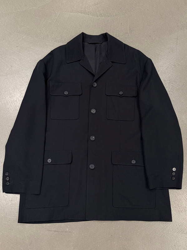 2021 Balenciaga runway oversized multipocket jacket and trousers suit