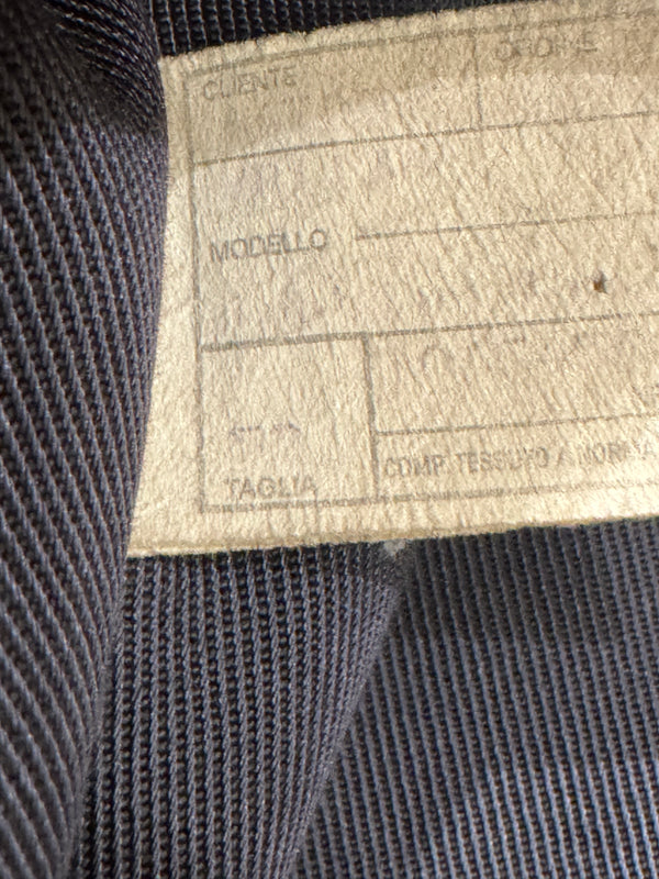 1990s Emporio Armani double breasted zipper military wool jacket