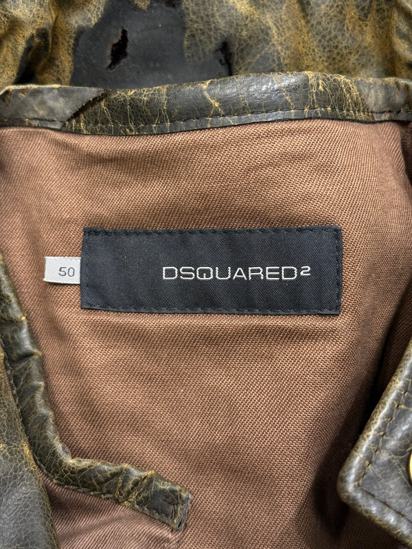 A/W2003 Dsquared2 3-in-1 runway coated military jacket