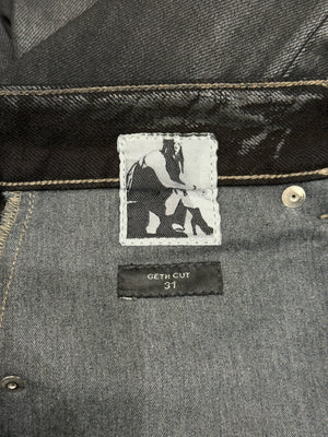 Rick Owens “Geth Cut” waxed pants