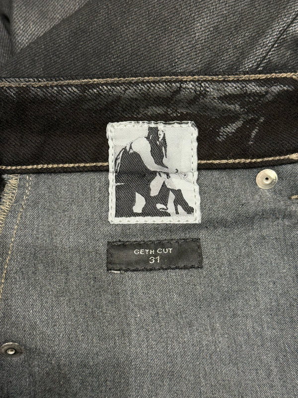 Rick Owens “Geth Cut” waxed pants