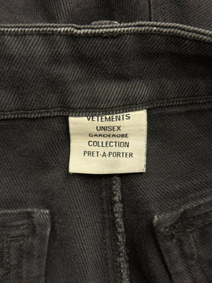 Vetements multi-pocket transformable baggy cargo pants