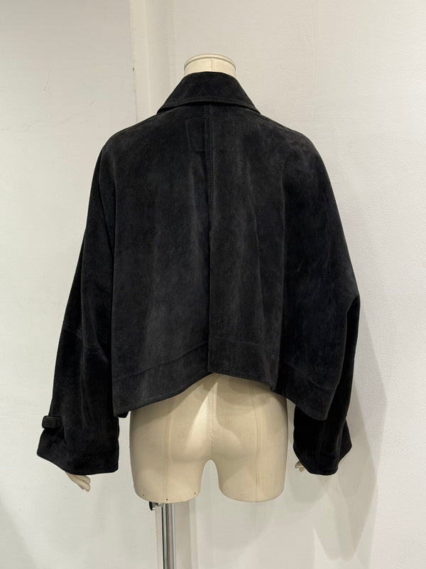 A/W2002 Gucci by Tom Ford runway cropped leather jacket