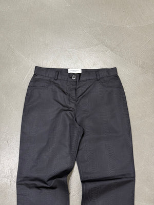 2000s Yves Saint Laurent by Tom Ford silk straight leg pants
