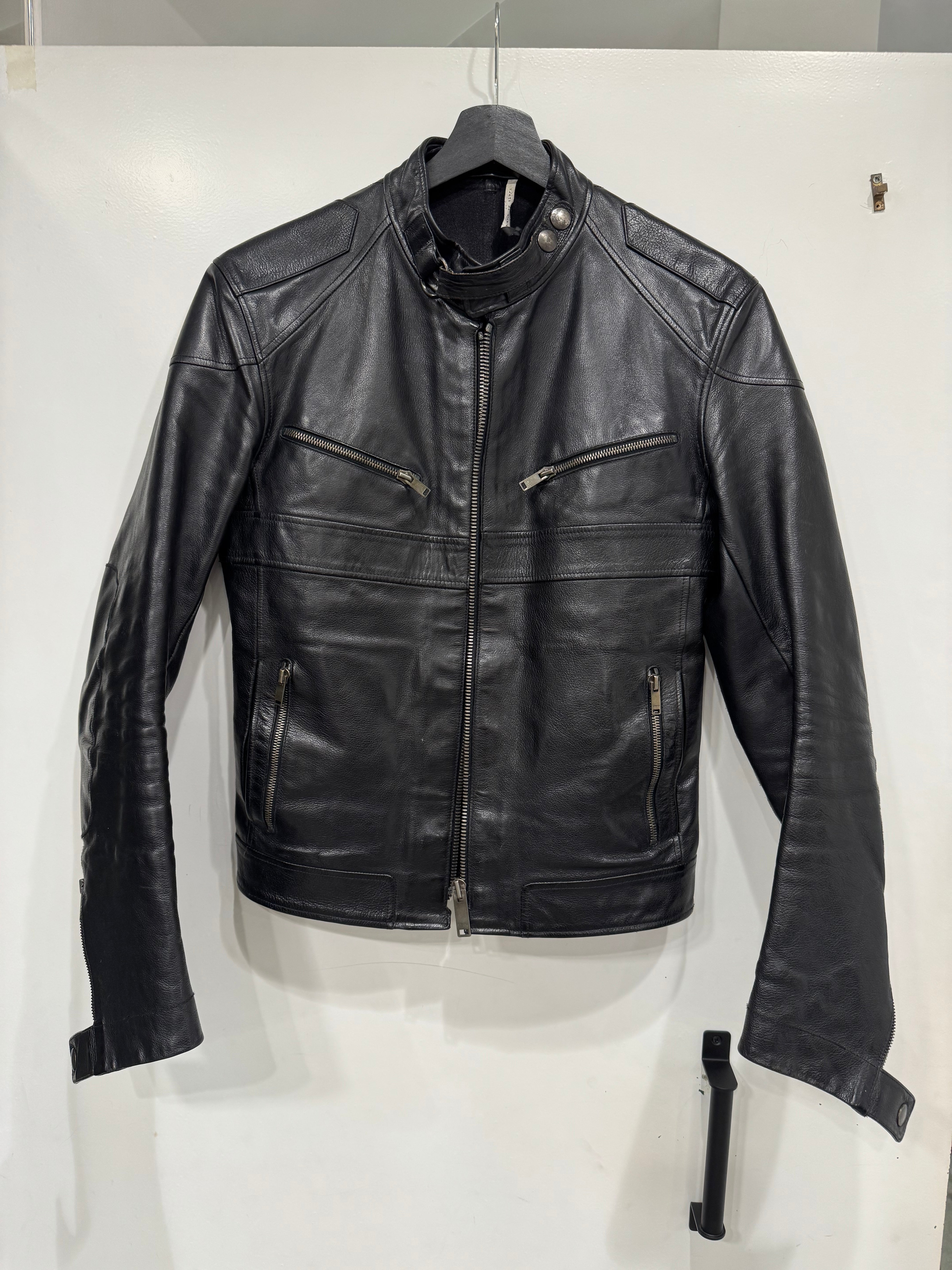 A/W2004 Gucci by Tom Ford biker leather jacket