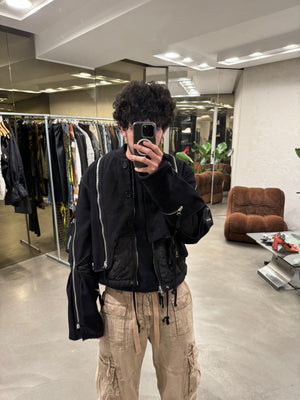 A/W2014 Dries Van Noten backzip double layer bomber jacket