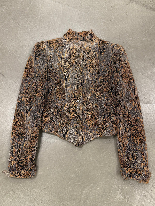 A/W1989 Giorgio Armani paisley brocade jacket