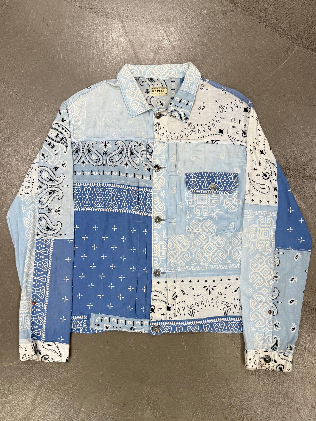 Kapital bandana patchwork shirt