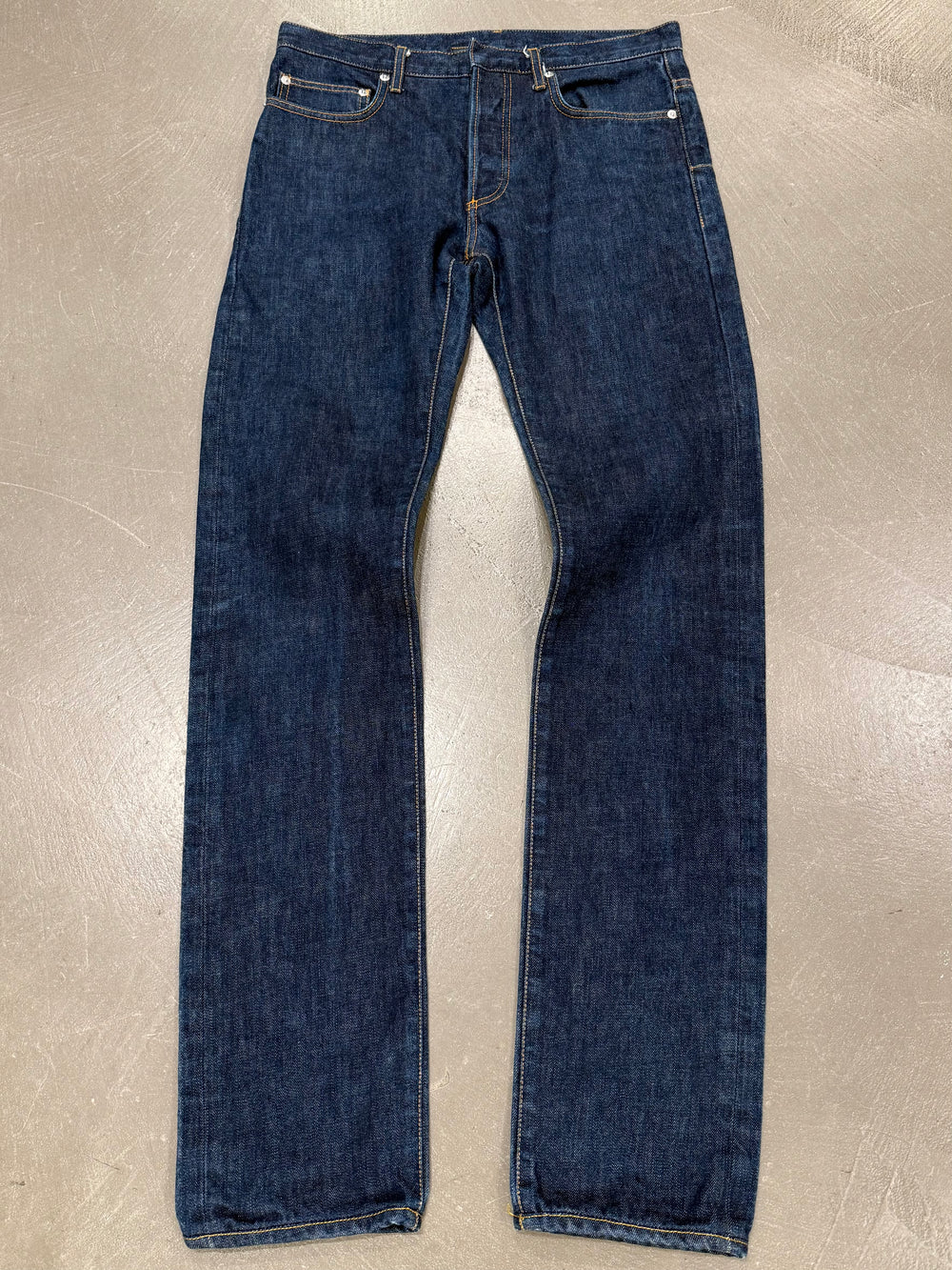 2000s Dior raw denim jeans