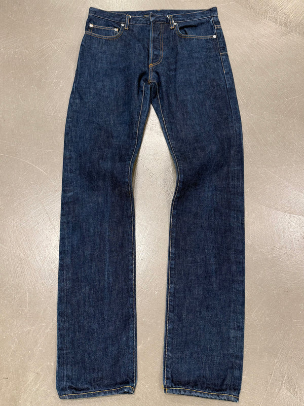 2000s Dior raw denim jeans