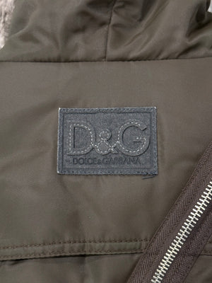 A/W2003 Dolce & Gabbana tornado multi zip nylon jacket