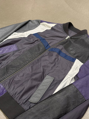 S/S2007 Maison Margiela patchwork paneled bomber jacket