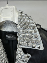 Load image into Gallery viewer, S/S2011 Balmain by Decarnin leather metal studded biker vest
