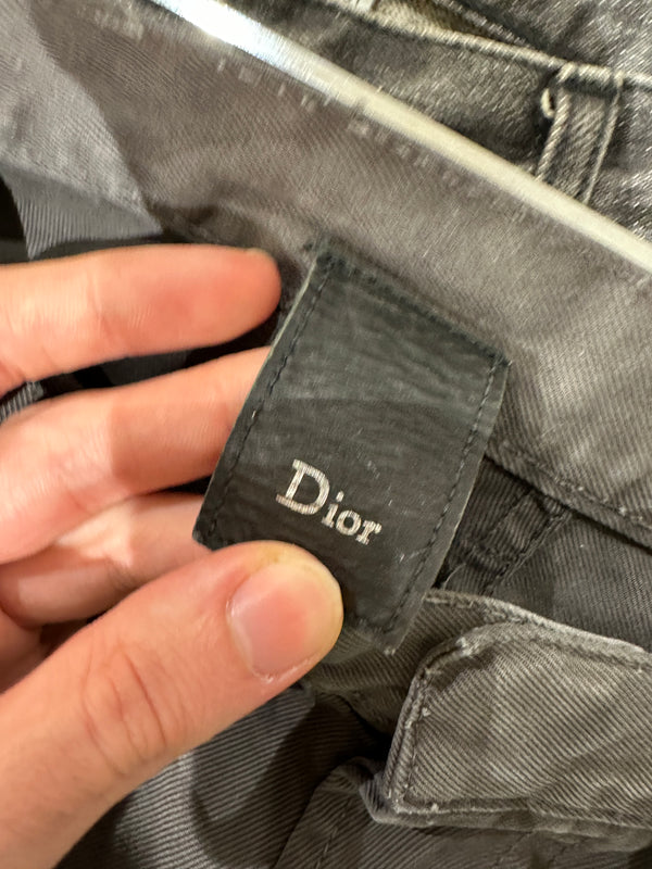 2000s Dior by Hedi Slimane stone wash jeans