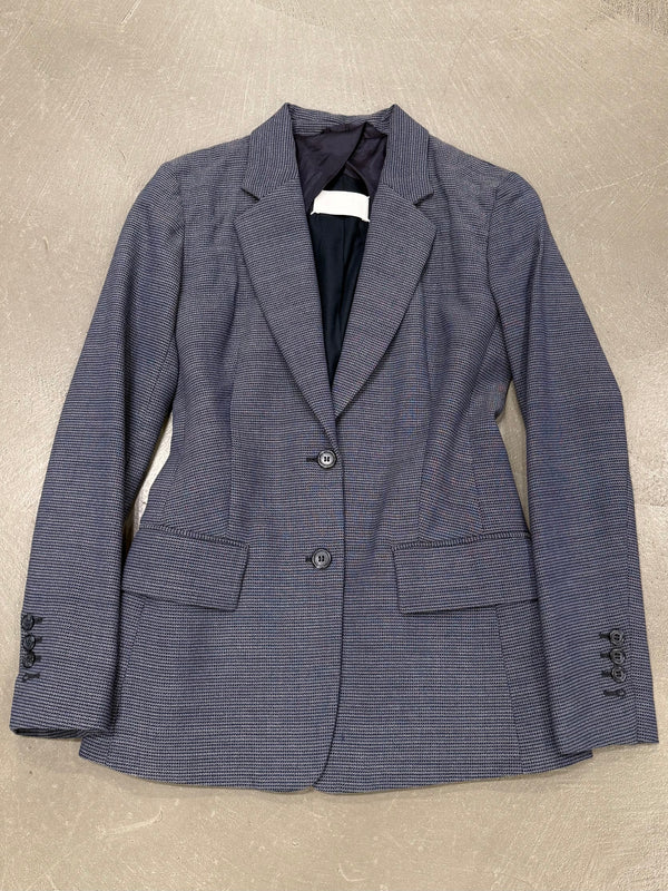 A/W2007 Maison Margiela wool pointed wrinkled shoulder blazer