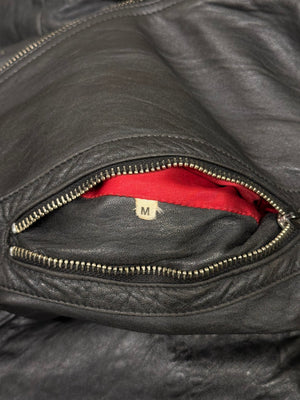 1990s Emporio Armani biker leather jacket