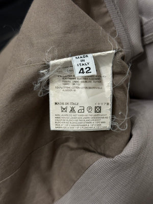 S/S2008 Maison Margiela deconstructed collar tailored suit blazer