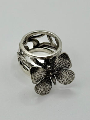 2000s Jean Paul Gaultier vintage butterfly ring