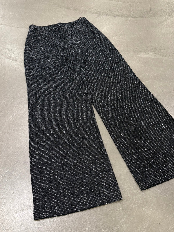 2000s Chanel uniform wide pants