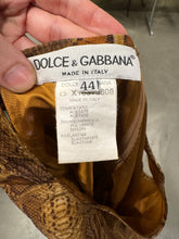 Load image into Gallery viewer, 1990s Dolce &amp; Gabbana Python snake print dress
