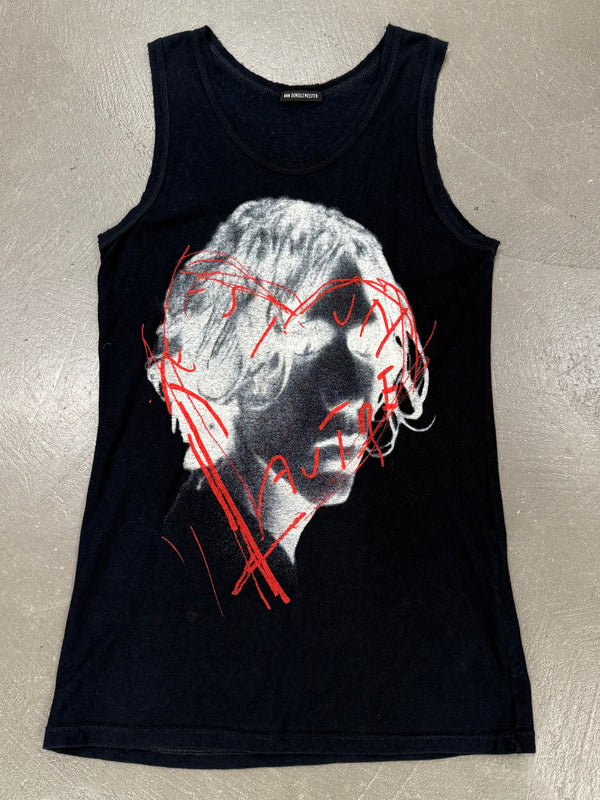 S/S2005 Ann Demeulemeester graphic tank top