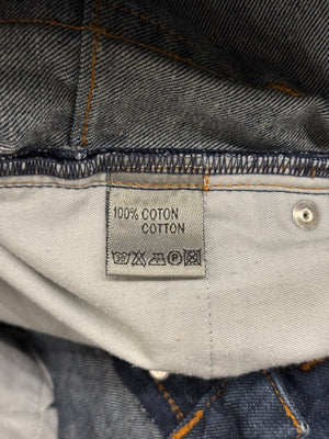 2000s Dior by Hedi Slimane raw jeans