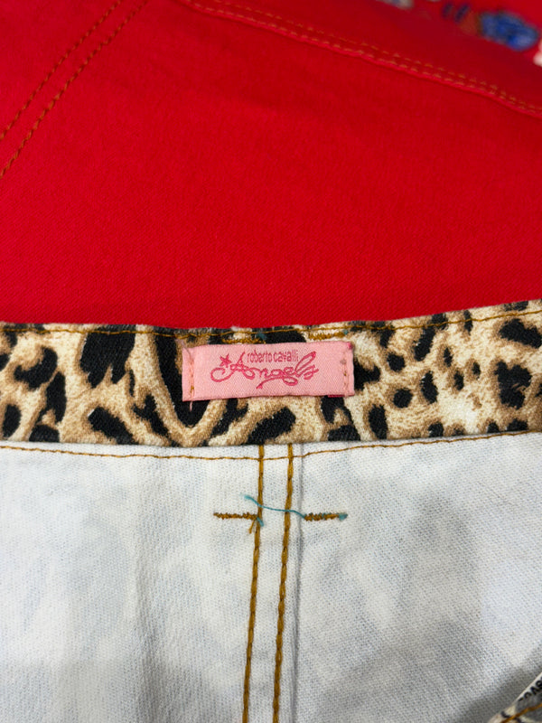 2000s Roberto Cavalli floral printed shorts