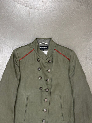 2000s Ann Demeulemeester napoleon double breasted officer jacket