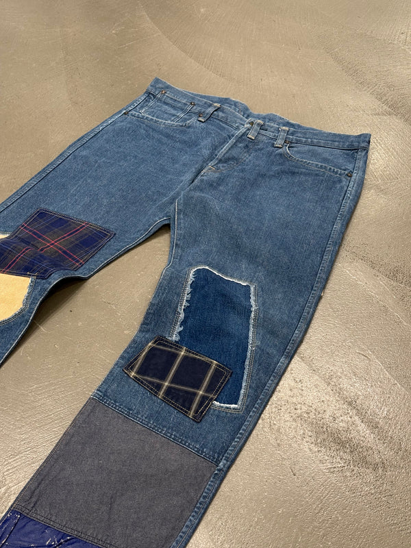 2000s Junya Watanabe patchwork denim