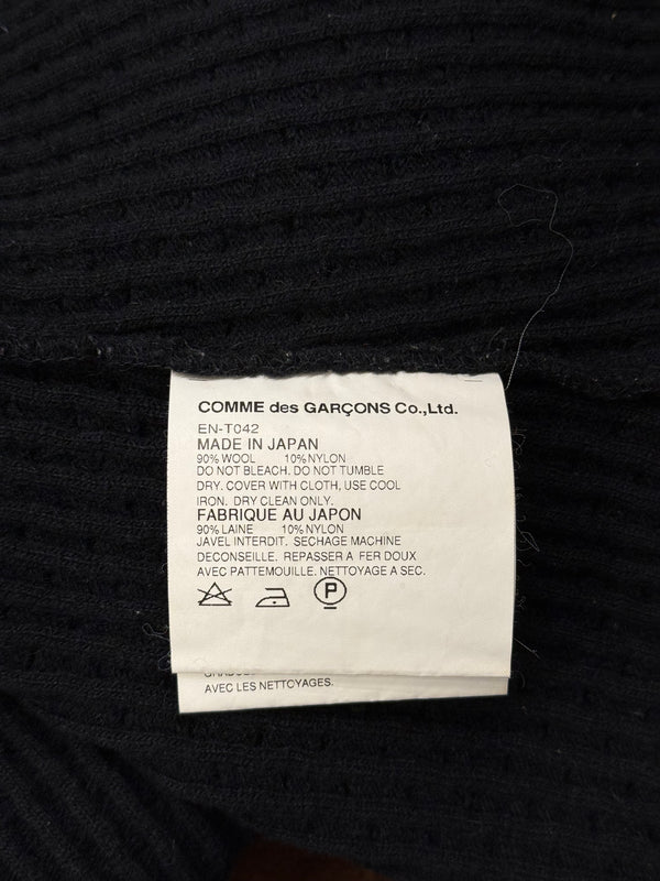 2000s Comme des Garçons deconstructed knit cardigan
