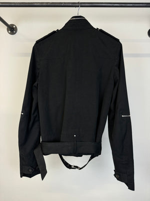 SS2003 Dior “Follow Me” moto biker zipper jacket