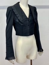 Load image into Gallery viewer, S/S 2007 Alexander McQueen evening jacket with pleated details
