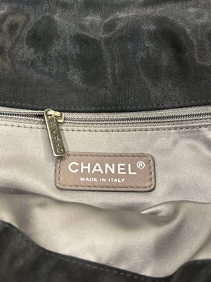 2009-2010 Chanel Single Flap chain satin bag