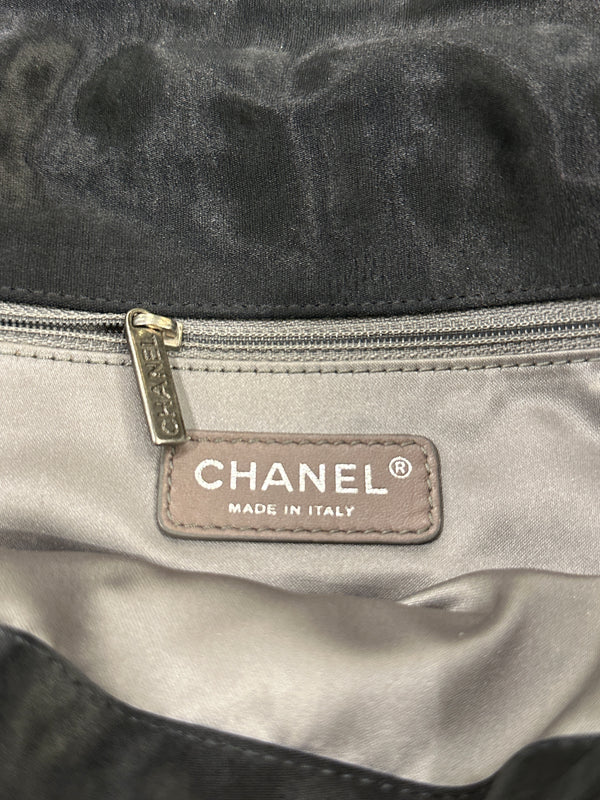 2009-2010 Chanel Single Flap chain satin bag